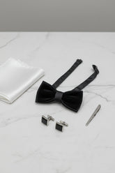 Black Velvet Bow Tie